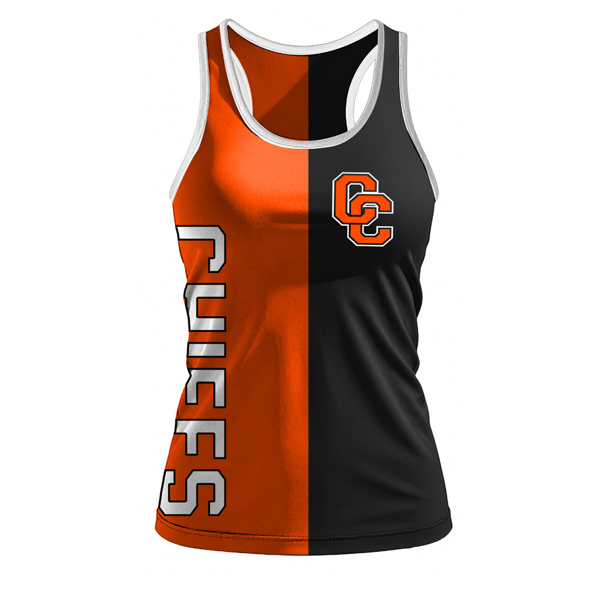 Orange And Black Chiefs Tank