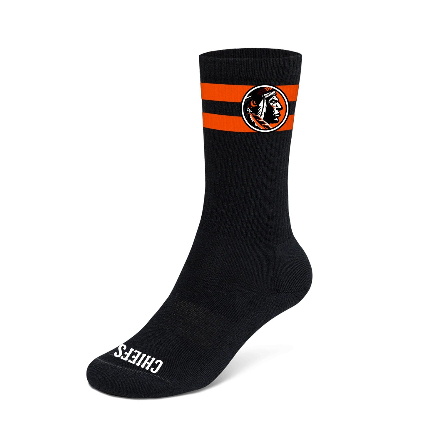 Chiefs Black Sock